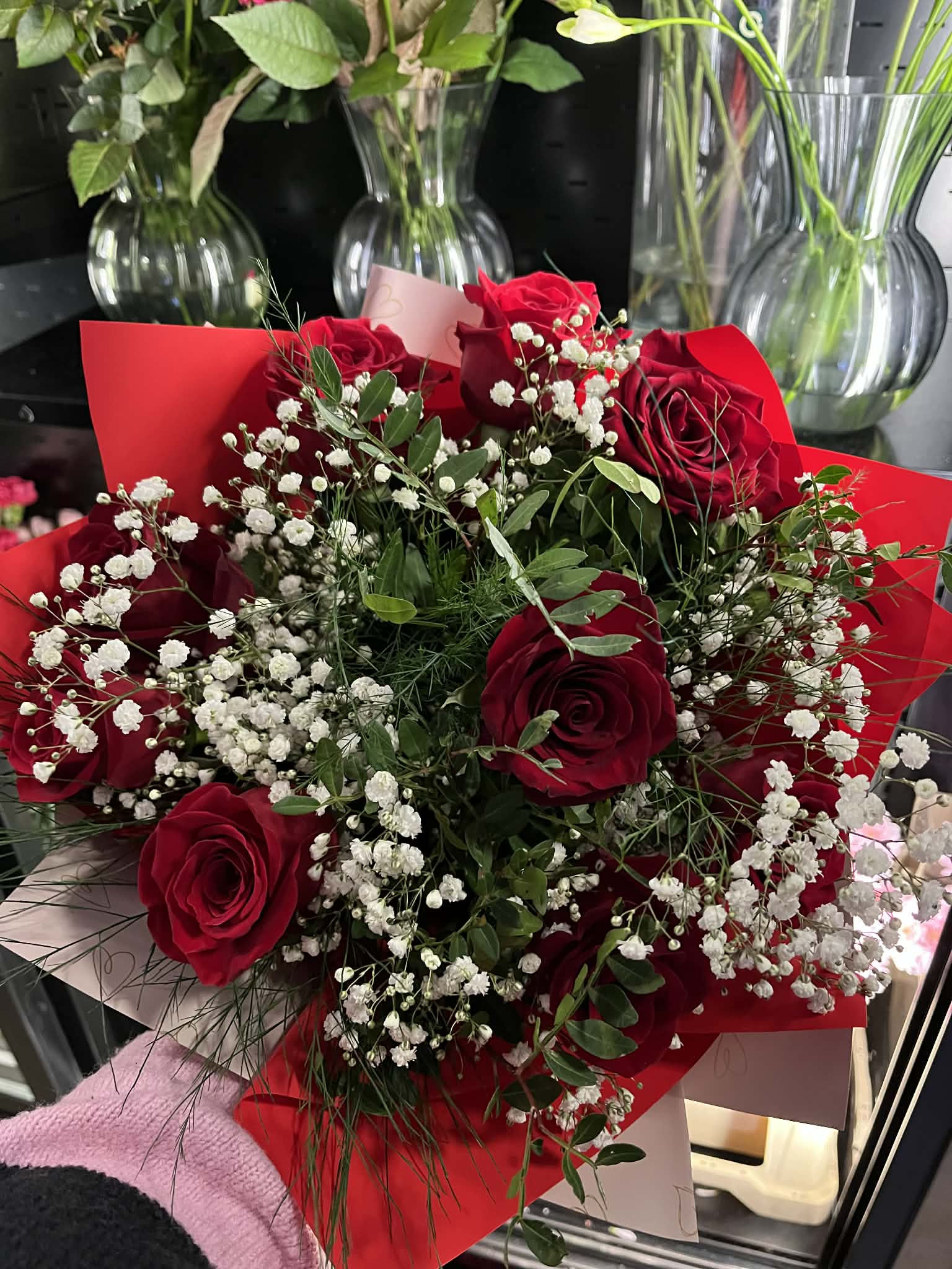 Bukiet czerwonych róż